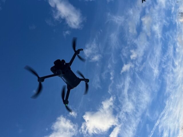 Drone A2A Drone en vol